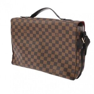 Louis Vuitton Brown Canvas Broadway Ebene Shoulder Bag Damier
